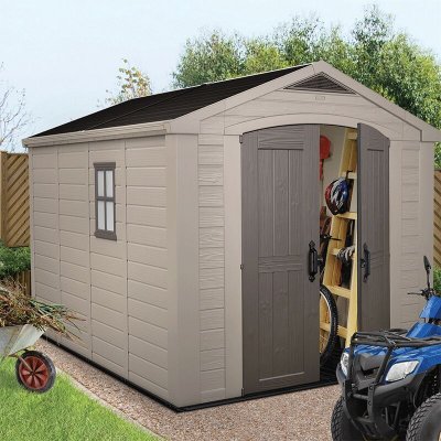KETER Abri de jardin r&eacute;sine  factor 811 8 5 m&sup2;