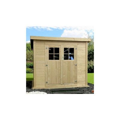 DECOR ET JARDIN Abri jardin bois ""talion"" - 5.36 m&sup2; - 2.30 x 2.33 x 2.02 m - 19 mm