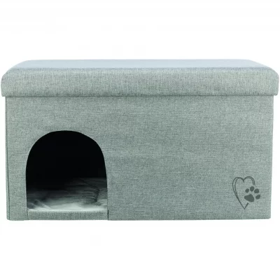 TRIXIE Abri kimy 72 &times; 40 &times; 40 cm, gris clair