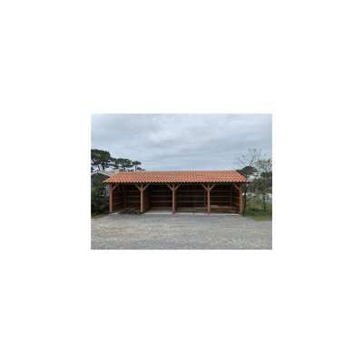 CPBF Abri une pente voiture PROVENCE Abri une pente voiture PROVENCE CBPF 500 x 800 cm