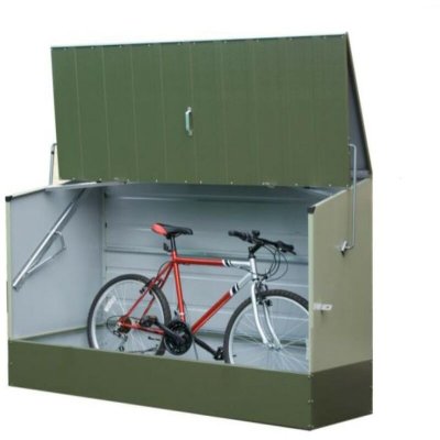 TRIMETALS Abri v&eacute;los vert en m&eacute;tal 1,96x0,89x1,33 m - abrivelosvert - 