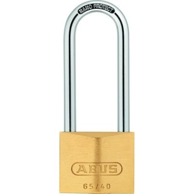 ABUS  04781 65/50 Cadenas en Laiton 50 mm avec haute anse 80 mm