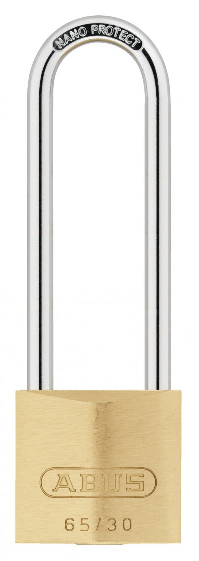 ABUS  12294 65/30 Cadenas en Laiton 30 mm avec haute anse 60 mm