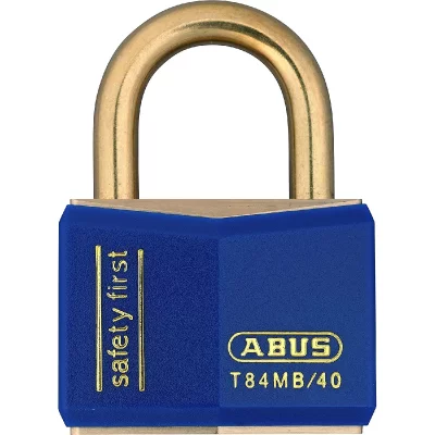 ABUS  22717 T84MB/40 Cadenas marine en Laiton massif 40 mm Bleu