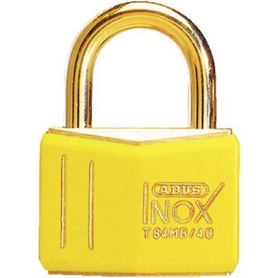 ABUS  28354 T84MB/40 Cadenas marine en Laiton massif 40 mm Jaune