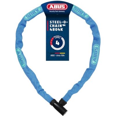 ABUS  4804K Steel-O-Chain 4804K/75 BU Unisex, Bleu, 75 cm