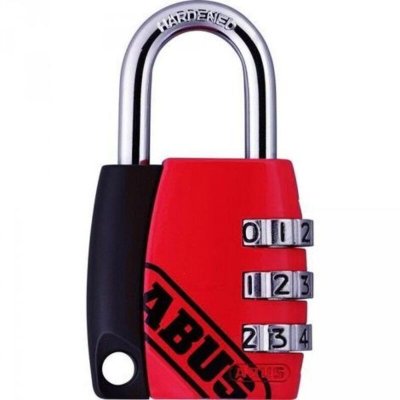 ABUS  535116 155/20 Cadenas &agrave; combinaison r&eacute;glable Blanc