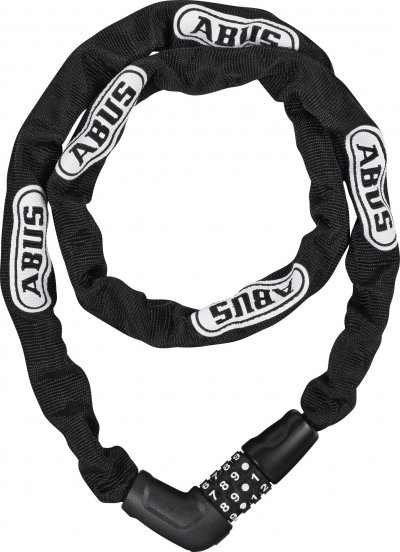 ABUS  5805C Steel-O-Chain 5805C/75 BK Unisex, Noir, 75 cm