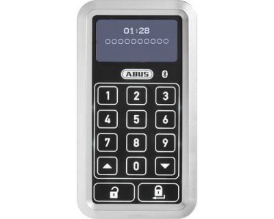 ABUS  ABHT10133 Serrure &agrave; code num&eacute;rique en fa&ccedil;ade 6 V Bluetooth