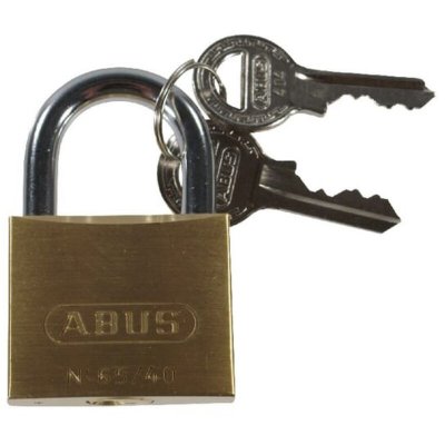 ABUS  - Cadenas laiton massif s&eacute;rie 65 - 50 mm - Anse 29,5 mm