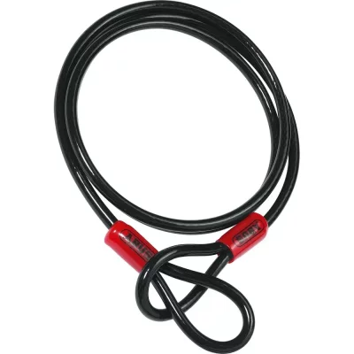 ABUS  cobra 10 200 antivol c&acirc;ble &agrave; boucle noir 200 cm