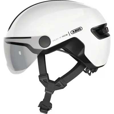 ABUS  Hud-Y Ace - Casque vlo urbain Shiny White S 51 - 55 cm