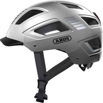 ABUS  Hyban 2.0 - Casque vlo Signal Silver M 52 - 58 cm