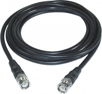 ABUS  - Rallonge [1x bnc m&acirc;le - 1x bnc m&acirc;le] TVAC40040 10.00 m noir - noir