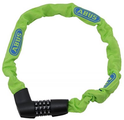 ABUS  Tresor 1385/75 GN (6mm) Unisex, Vert (Neon Green), 75 cm