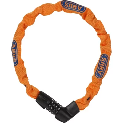ABUS  Tresor 1385/75 OG (6mm) Unisex, Orange (Neon Orange), 75 cm