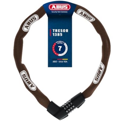 ABUS  Tresor 1385 Cadenas Unisex, Marron (Lyriabrown), 85 cm