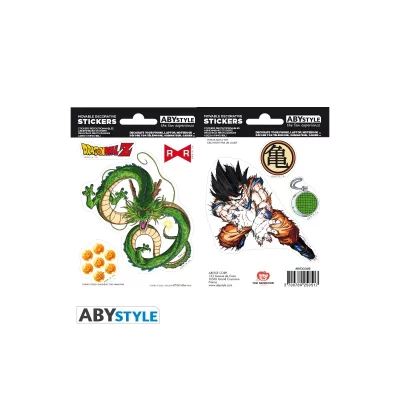 Abystyle DRAGON BALL - Stickers - 16x11cm/ 2 planches - DBZ/ Shenron-