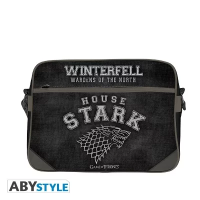 ABYSTYLE  GAME OF THRONES - Sac Besace full print "Maison Stark" - Vin
