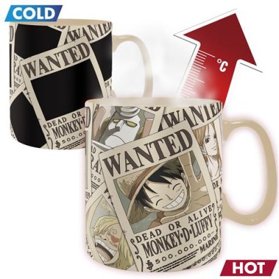 ONE PIECE Abystyle Mug Thermor&eacute;actif Wanted - - - Mugs et tasses