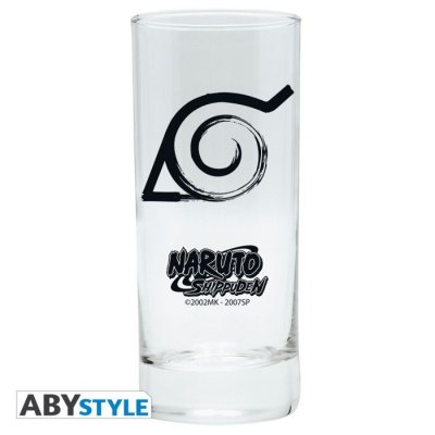 ABYSTYLE  NARUTO SHIPPUDEN - Verre "Konoha" x2- - Verres et sous-verre