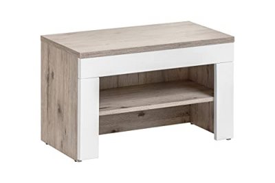 Ac-Deco Banc avec meuble &agrave; chaussures int&eacute;gr&eacute; - GUSTAVO - 60 x 35 x 40 cm