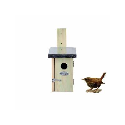 ESSCHERT AC-D&eacute;co Nichoir Roitelet - L 13,5 X L 11,3 X H 25 Cm - Bois De Pin