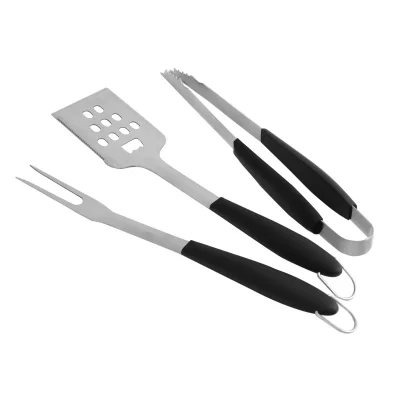 LE MARQUIER Accessoire barbecue et plancha  Set 3 ustensiles inox AGR02