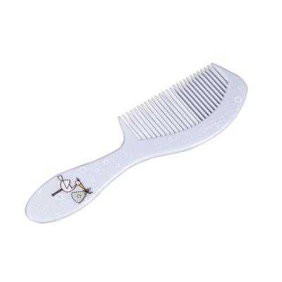 AURORE BEAUTE Accessoire Cheveux - Peigne B&eacute;b&eacute; Bleu dessin Cigogne - 14.5 x 4 cm