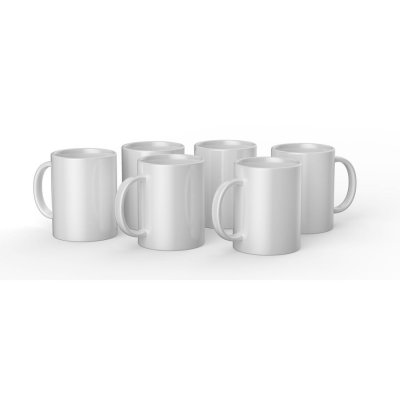Accessoire CRICUT Tasses ceramique blanches lot de 6