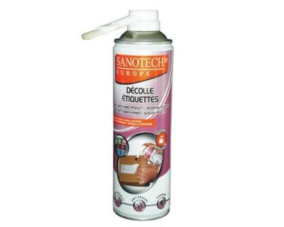 SANOTECH Accessoire de nettoyage Decolle &eacute;tiquettes Aerosol 500 ml