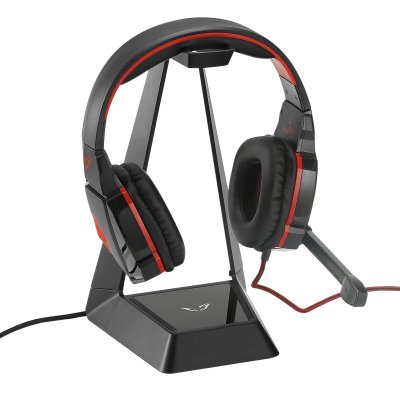 WE Accessoire gaming  Support universel pour casque RGB Noir