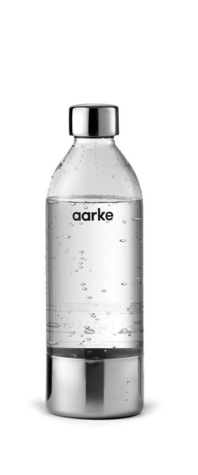 AARKE Accessoire machine &agrave; soda  Lot de 2 bouteilles A1201