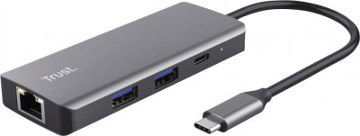 TRUST Accessoire PC portable  Adaptateur DALYX USB-C  6 en 1