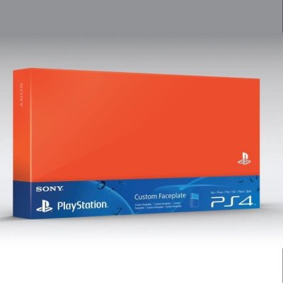 SNY Accessoire Sony Custom Faceplate Orange Neon pour Console PS4
