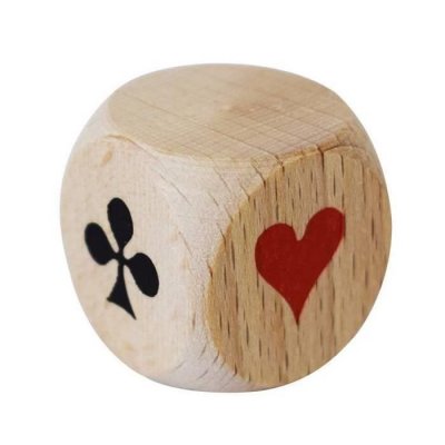 CARTAMUNDI Accessoires Belote - D&eacute; D'atout En Bois