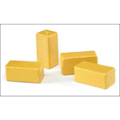 BRUDER Accessoires  : 4 balles de paille rectangulaires