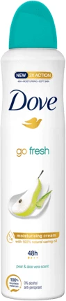 DOVE Accessoires corps  Go Fresh Pear Aloe Vera Deo Vaporisateur
