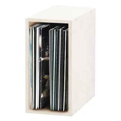 GENERIQUE Accessoires DJ GLORIOUS DJ RECORD BOX BLANC 55 VINYLES Mobilier DJ
