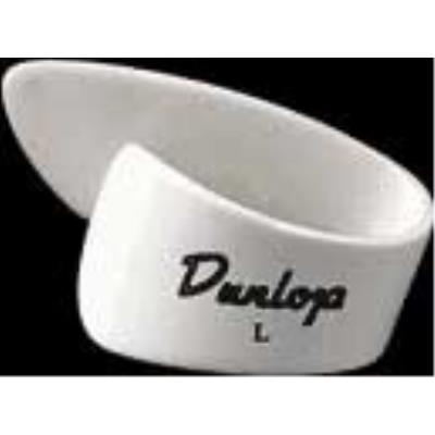 DUNLOP Accessoires guitares  POUCE NYLON 9003 BLANC LARGE Pouces