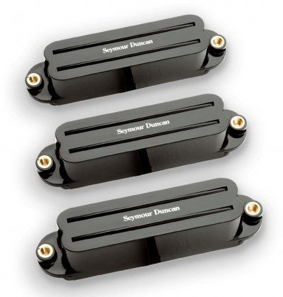 SEYMOUR DUNCAN Accessoires Guitares  Shr-1S - Hot Rails Strat Kit Noir Micros Basses