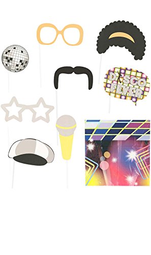 FIESTAS GUIRCA, S.L. Accessoires Photobooth Disco avec arri&egrave;re plan 75x5cm (x9)