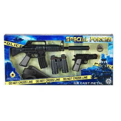 CPA TOY Accessoires policier - Coffret police - 6 pi&egrave;ces