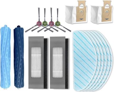 NOVAGO Accessoires pour aspirateur robot Ecovacs Deebot T9 AIVI (lot de 16 pi&egrave;ces)