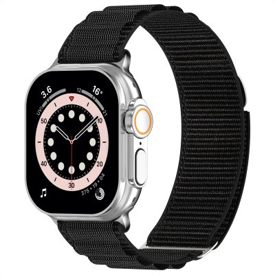 ACCEZZ  Bracelet en nylon Alpine Apple Watch  38/40/41/42 mm - Noir