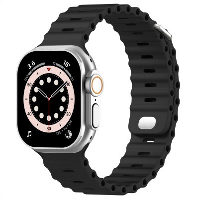 ACCEZZ  Bracelet Ocean Apple Watch Series 1 - 11 / SE / Ultra (44/45/46/49 mm) - Noir