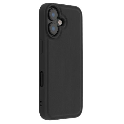ACCEZZ  Coque arri&egrave;re Edge avec MagSafe pour iPhone 16 - Noir