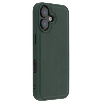 ACCEZZ  Coque arri&egrave;re Edge avec MagSafe pour iPhone 16 - Vert