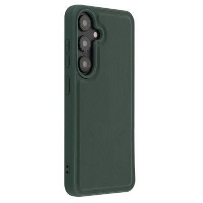 ACCEZZ  Coque arri&egrave;re Edge avec MagSafe pour Samsung Galaxy S25 - Vert