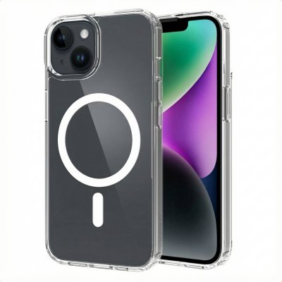 ACCEZZ  Coque arri&egrave;re Xtreme Impact avec MagSafe Apple iPhone 14 - Transparent